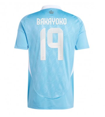 Belgien Johan Bakayoko #19 Udebanetrøje EM 2024 Kort ærmer